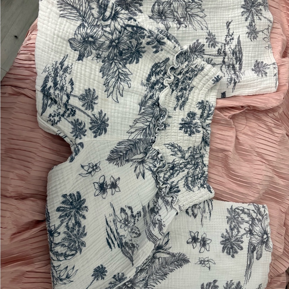 OCEAN DRIVE linen pants